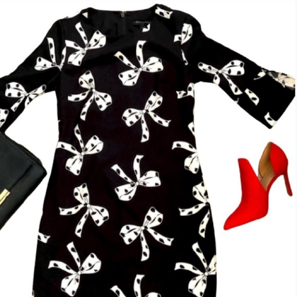 Banana Republic White and Black Petite Dress - Picture 3 of 7